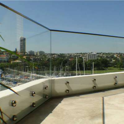 Best Selling Frameless Glass Balustrades with Patch Fitting Fixings