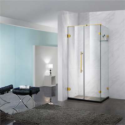 Indoor portable sliding prefabricated glass whole shower room bath